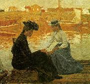 Carl Wilhelmson viken painting